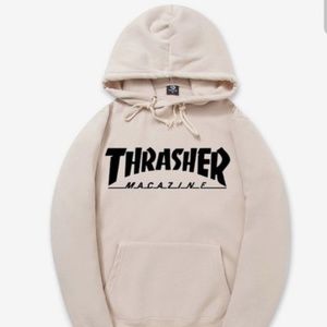 Thrasher Nude/Cream Hoodie